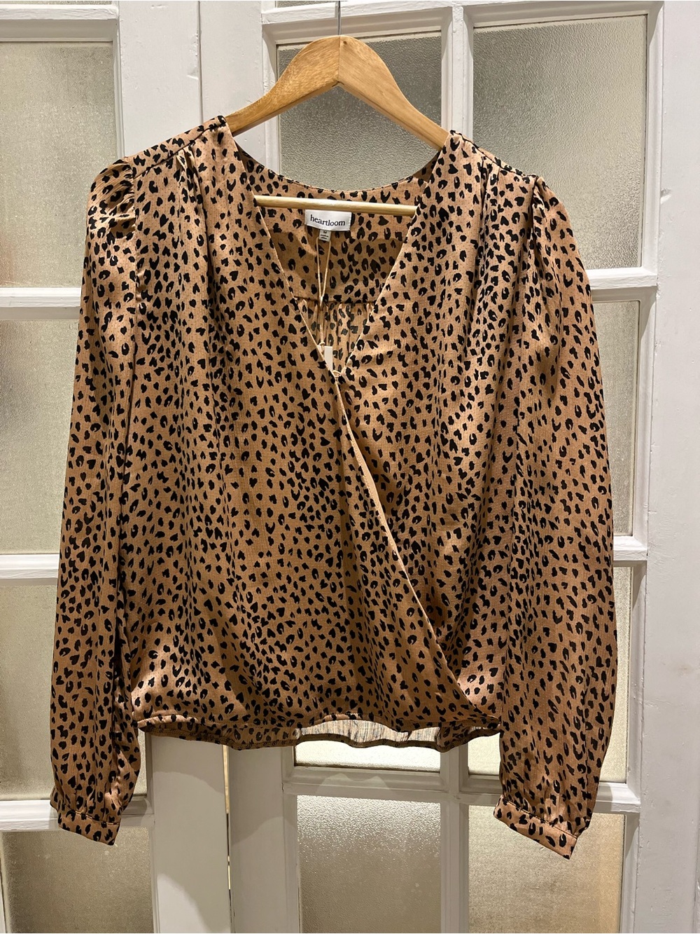 Heartloom Chita Print silk blouse
